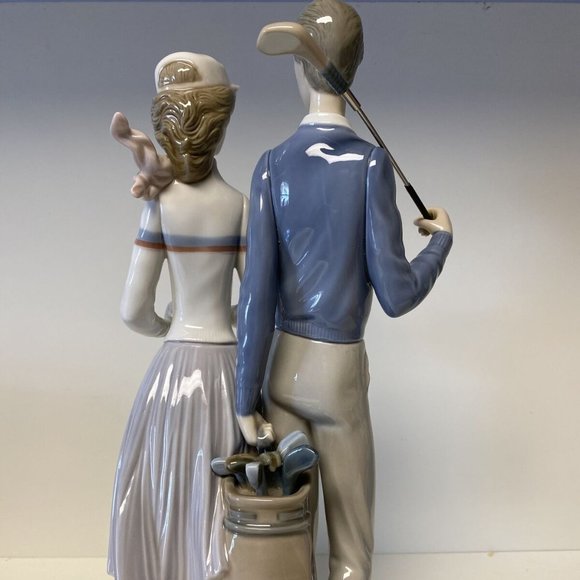 Lladro - Golfing Couple - Retired piece - Rare piece - Picture 2 of 5